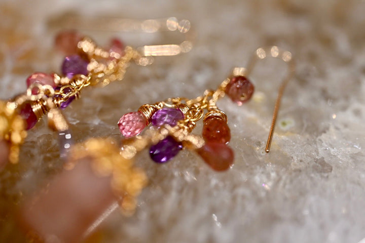 The Orchid Earrings - OpalOra Jewelry