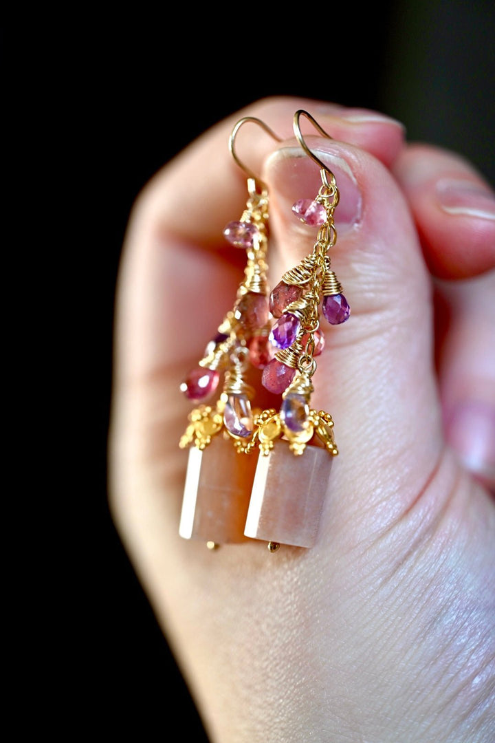 The Orchid Earrings - OpalOra Jewelry