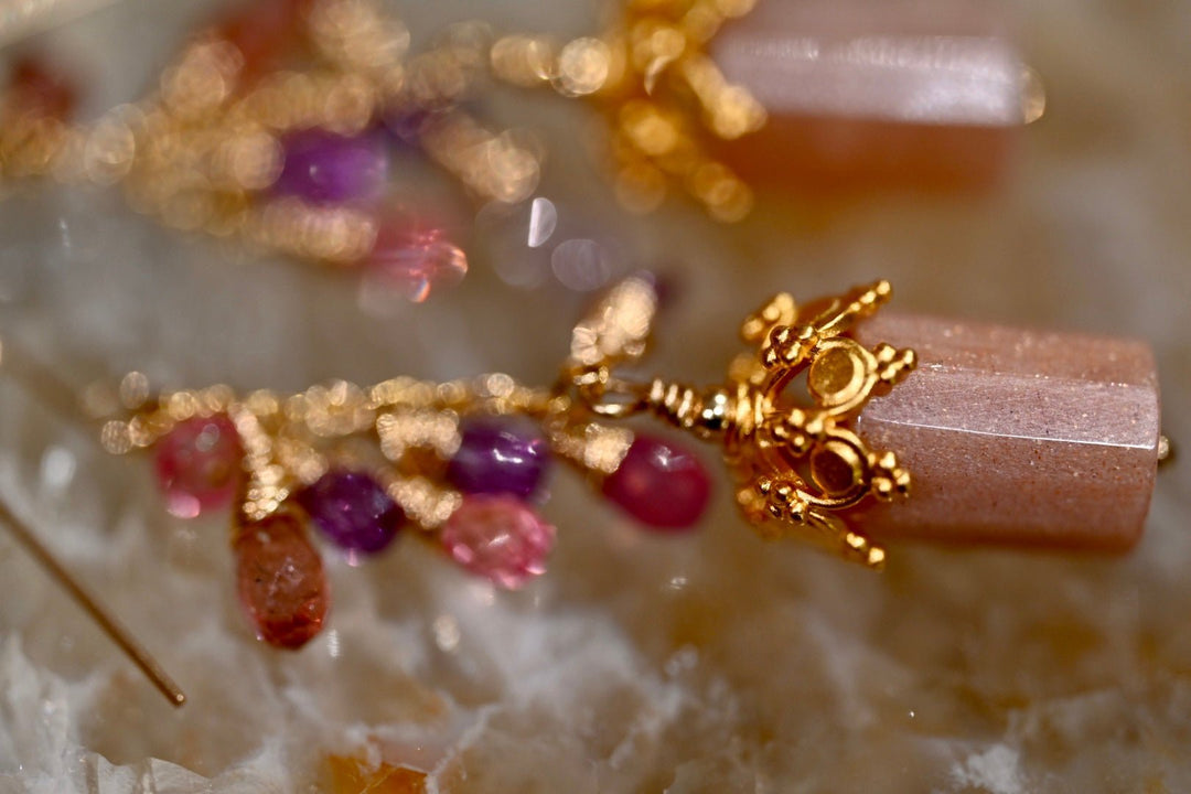 The Orchid Earrings - OpalOra Jewelry