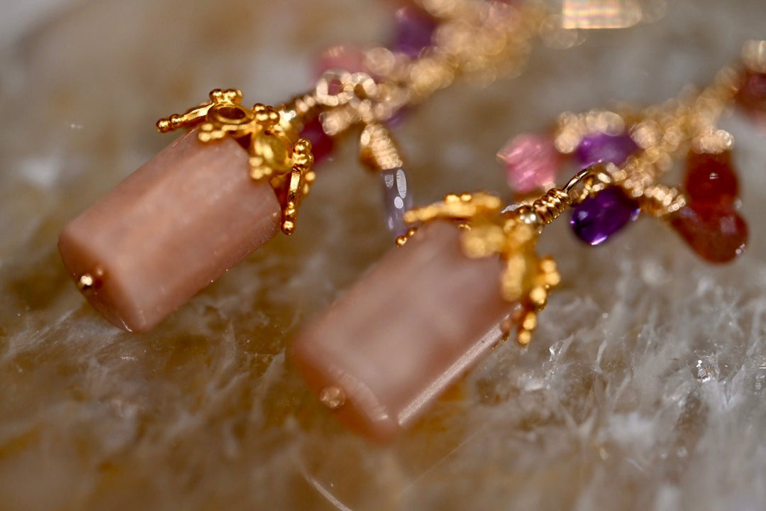 The Orchid Earrings - OpalOra Jewelry