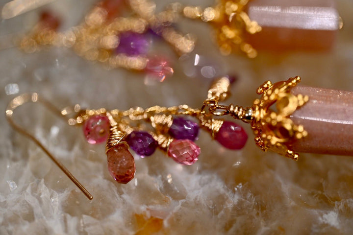 The Orchid Earrings - OpalOra Jewelry