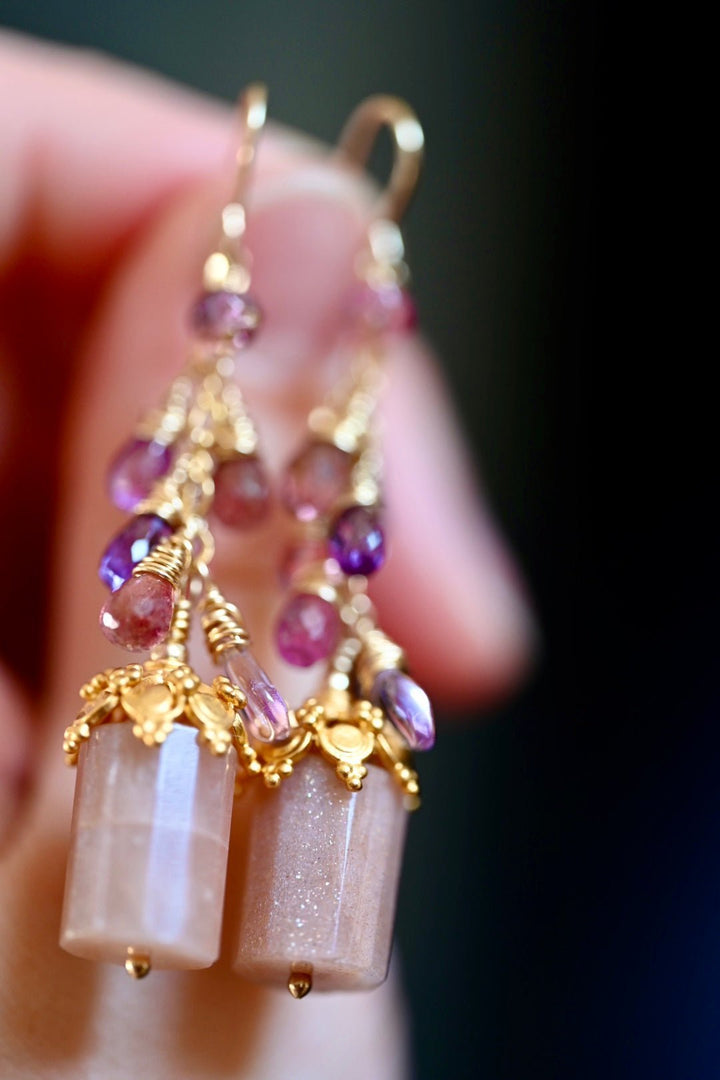 The Orchid Earrings - OpalOra Jewelry