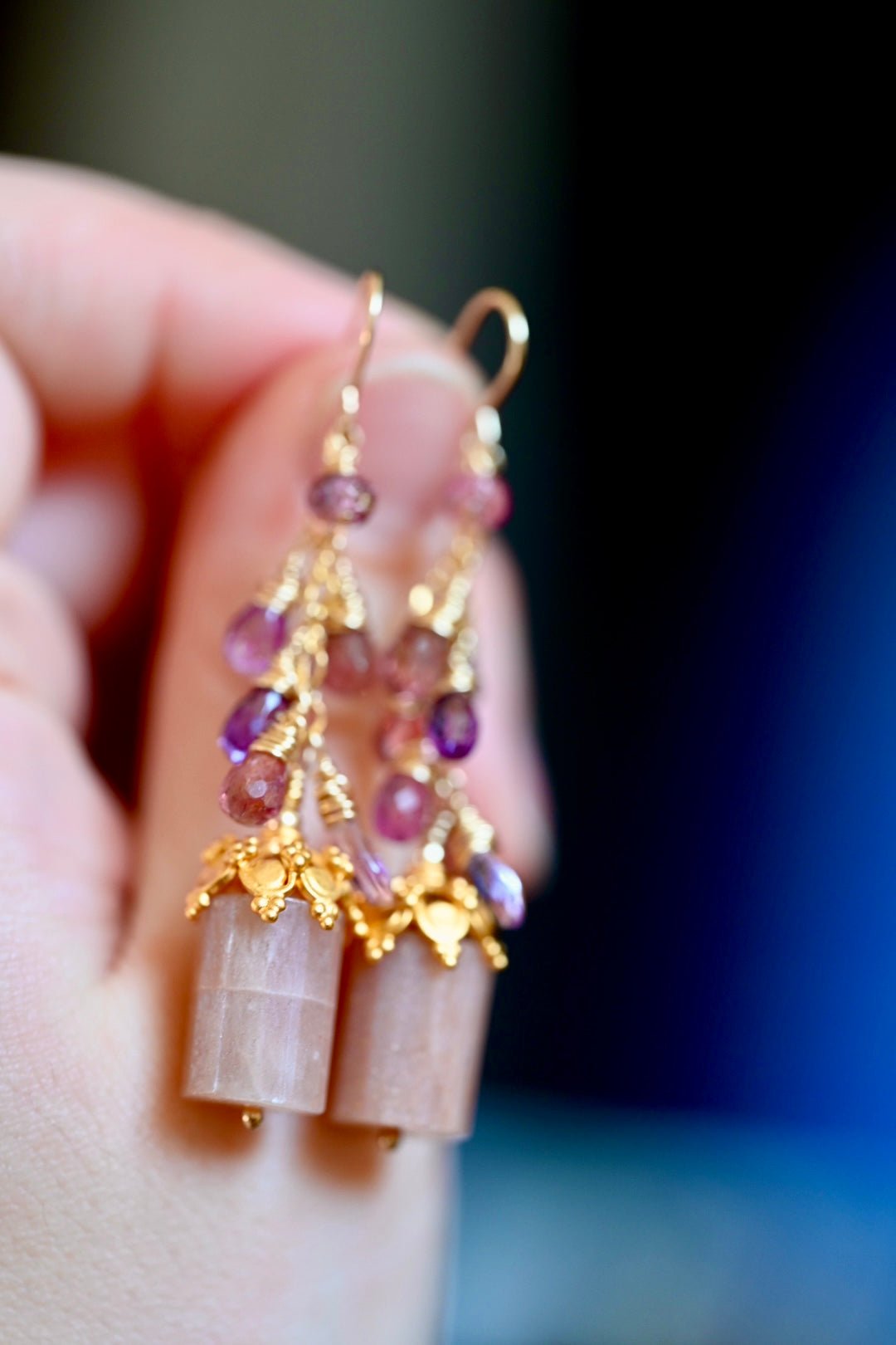 The Orchid Earrings - OpalOra Jewelry