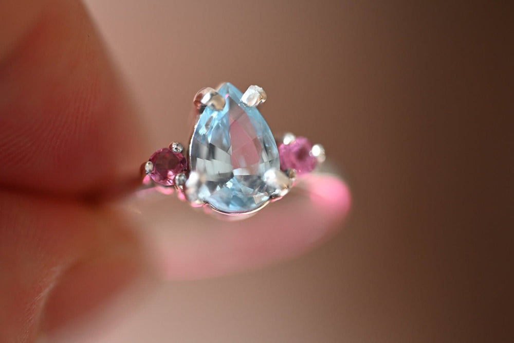 The Sky is Blue Ring - OpalOra Jewelry