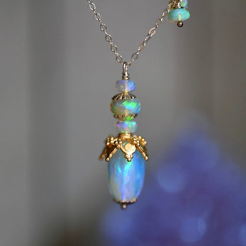 The Sky Talisman Opal Pendant - OpalOra Jewelry