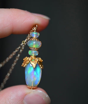 The Sky Talisman Opal Pendant - OpalOra Jewelry