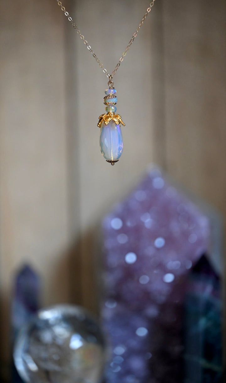 The Water Talisman Opal Pendant - OpalOra Jewelry
